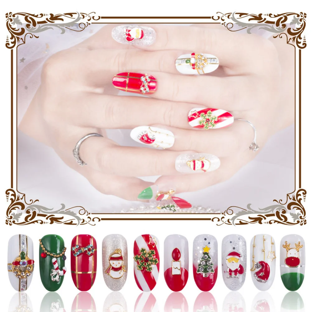 20Pcs Festive Nail Stickers Christmas Party Manicure Decoration Assorted Holiday Designs Women Attractive Nail Art Supplies
20Pcs Festive Nail Stickers Christmas Party Manicure Decoration Assorted Holiday Designs Women Attractive Nail Art Supplies