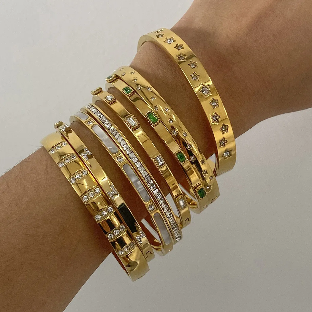 Браслет Ele из титановой стали с цирконом и синей застежкой, легкий роскошный модный ювелирный аксессуар для женщин
Браслет Ele из титановой стали с цирконом и синей застежкой, легкий роскошный модный ювелирный аксессуар для женщин