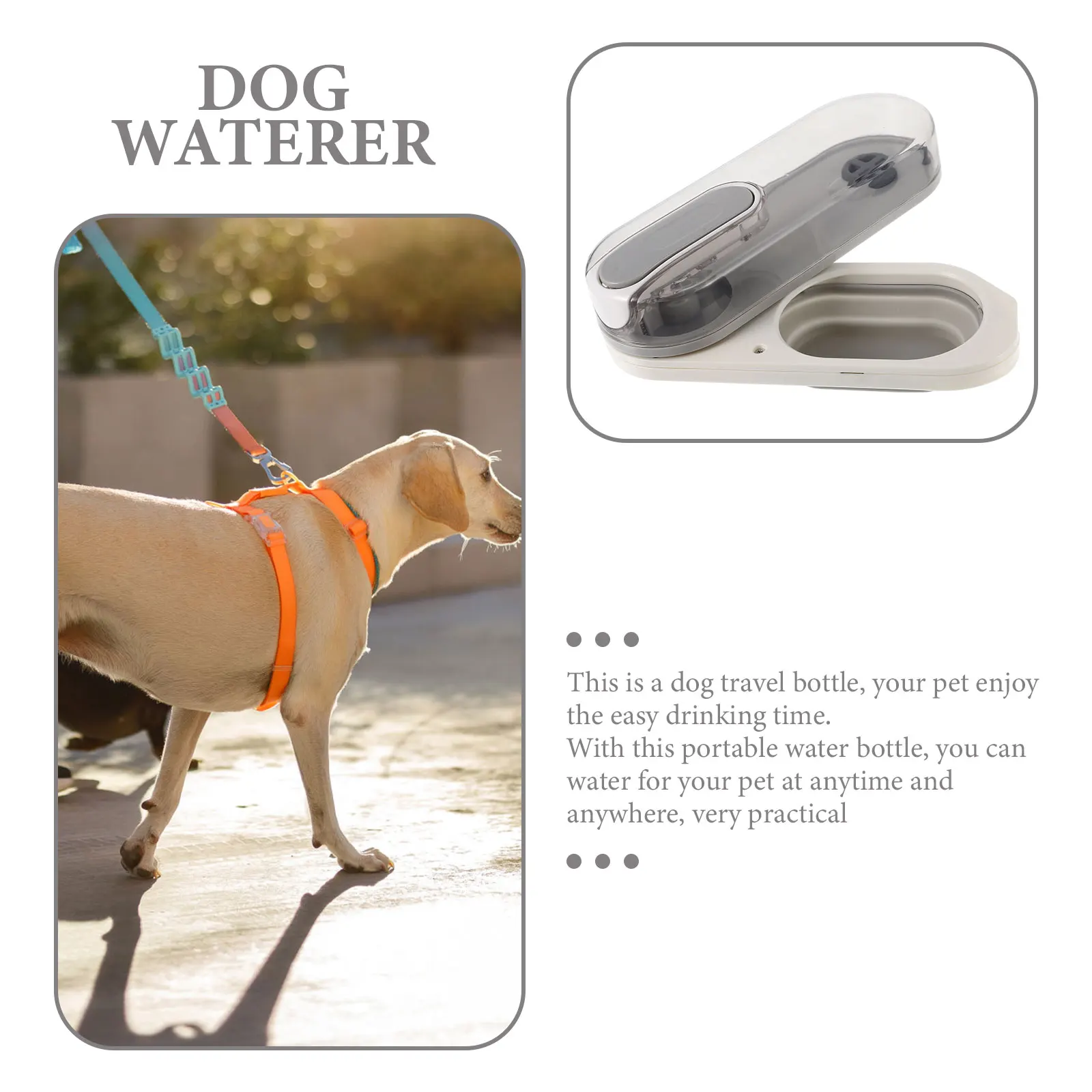 Portable Dog Kettle Water Bottle Silica Gel Plastic Leak Proof Foldable Pet Waterer For Walking Outdoor Dog Accessories
Portable Dog Kettle Water Bottle Silica Gel Plastic Leak Proof Foldable Pet Waterer For Walking Outdoor Dog Accessories
