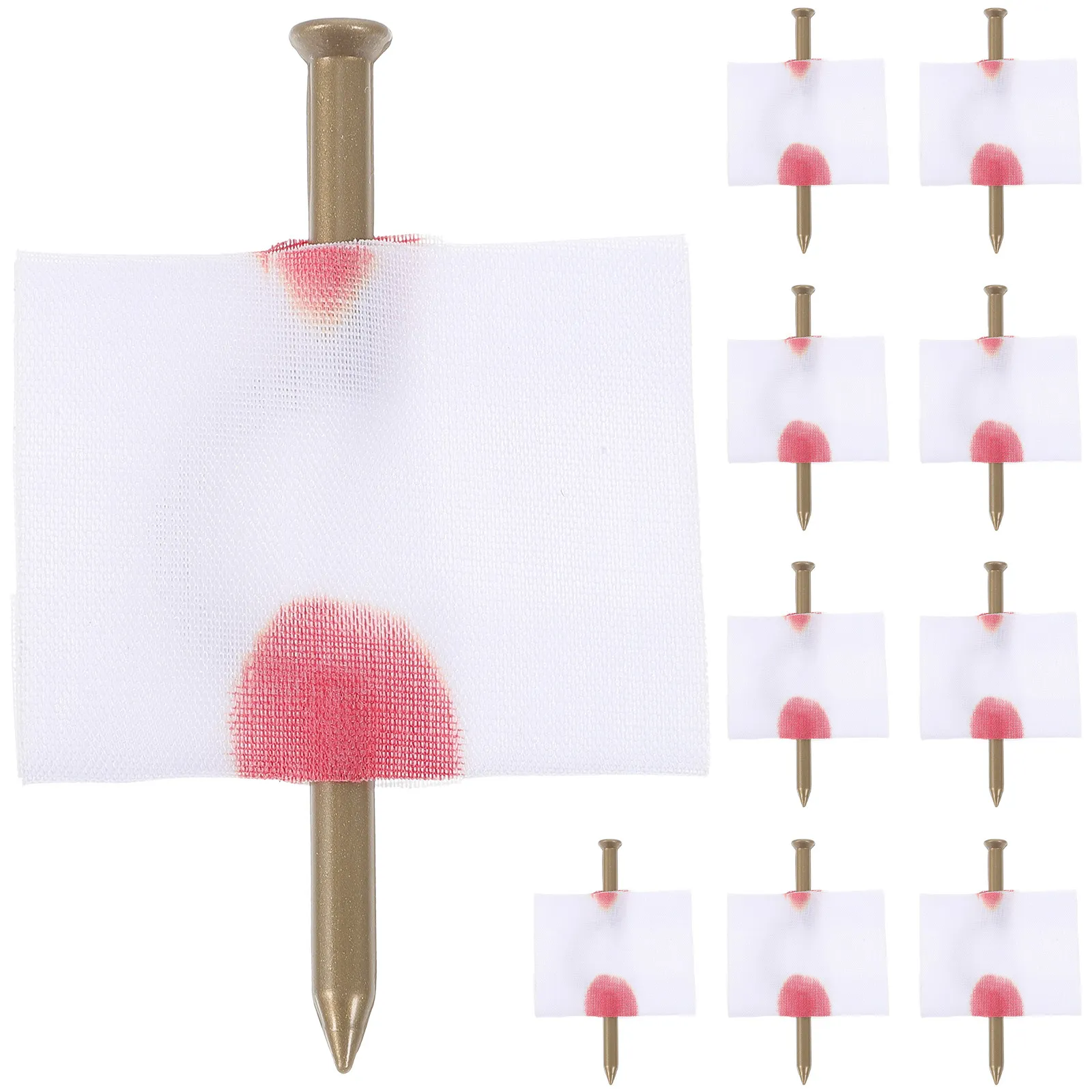 10Pcs Nail Through Finger Halloween Prank Spoof Prop Fake Blood April Fools Day Trick Joke Prank Tool Nail Through Finger
10Pcs Nail Through Finger Halloween Prank Spoof Prop Fake Blood April Fools Day Trick Joke Prank Tool Nail Through Finger