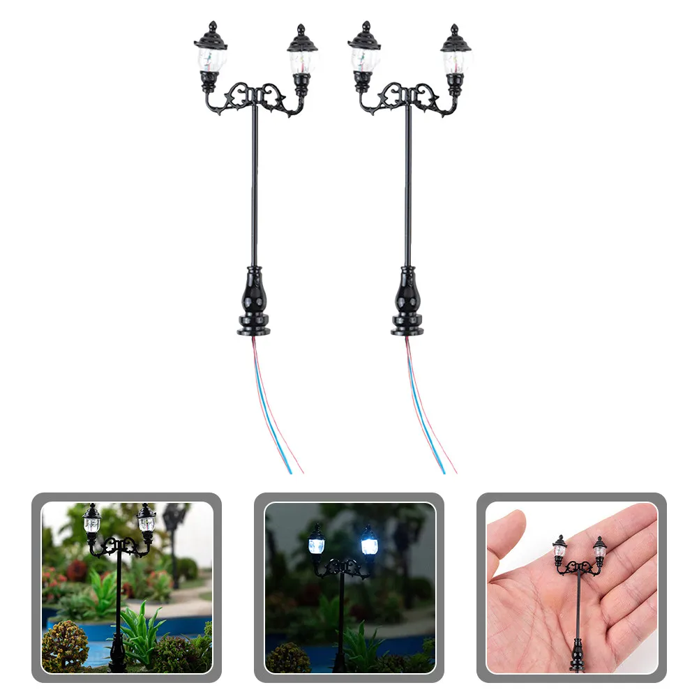 2Pcs Sand Table Yard Lamp Mini Garden Decorative Street Light Landscape Ornament Accessory Mini Street Light Model
2Pcs Sand Table Yard Lamp Mini Garden Decorative Street Light Landscape Ornament Accessory Mini Street Light Model