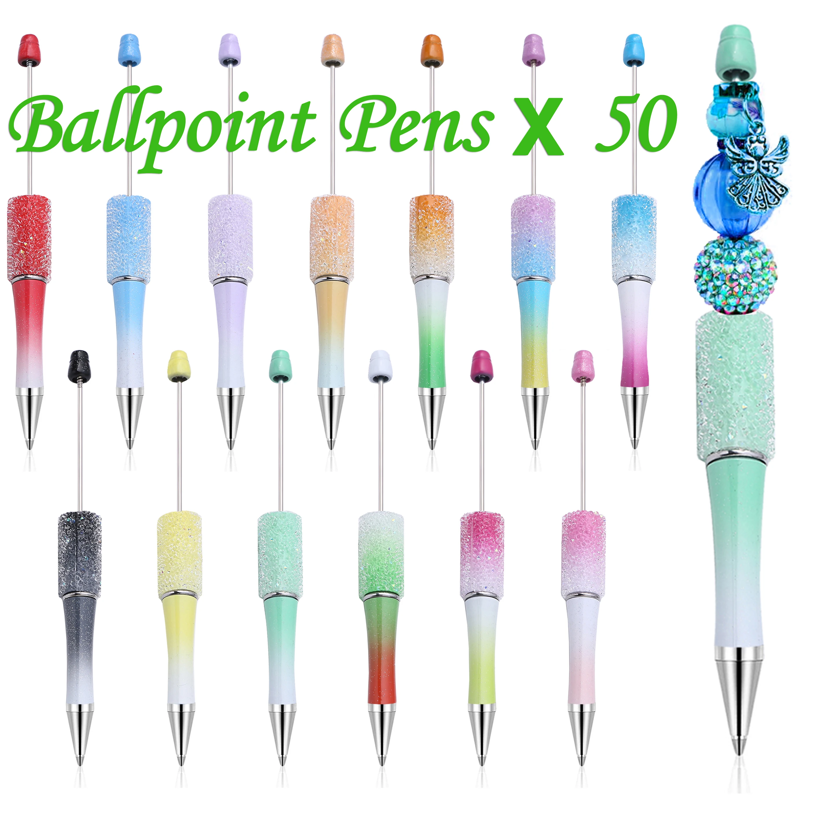 50Pcs Wholesale Full Star Beaded Pen Creative DIY Handmade Sticker Set Diamond Beaded Ballpoint Pens
50Pcs Wholesale Full Star Beaded Pen Creative DIY Handmade Sticker Set Diamond Beaded Ballpoint Pens