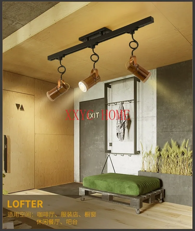Cafe, industrial style clothing store, track, bamboo tube spotlights, iron art ceiling lights
Cafe, industrial style clothing store, track, bamboo tube spotlights, iron art ceiling lights