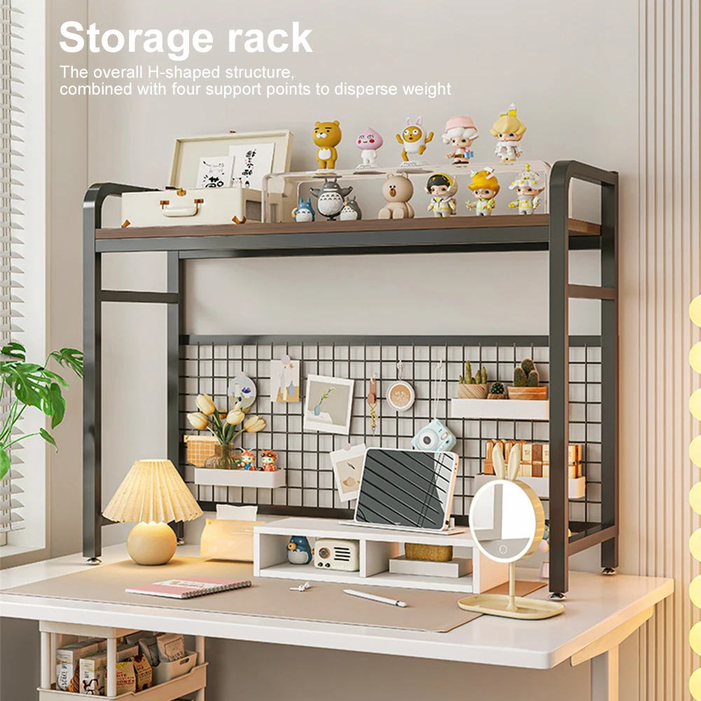 Multi-Layer Desk Storage Shelf Steel E-Sports Games Dormitory Table Hole Board Bookcase with Grid for Computer Desk Study Table
Multi-Layer Desk Storage Shelf Steel E-Sports Games Dormitory Table Hole Board Bookcase with Grid for Computer Desk Study Table