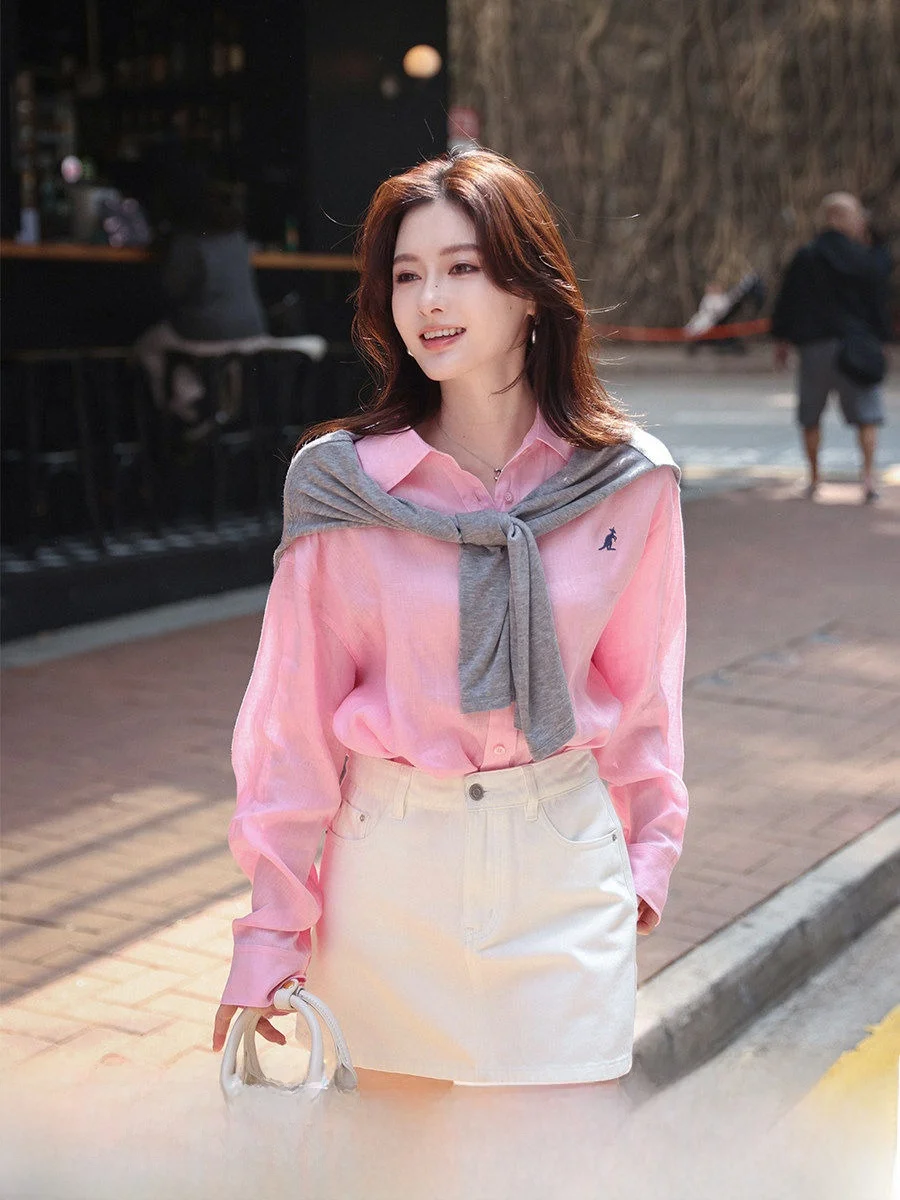 Loose Women's Linen Shirt Embroidered Long Sleeve Spring Summer Casual Classic Style Breathable Comfortable Chinese Brand
Loose Women's Linen Shirt Embroidered Long Sleeve Spring Summer Casual Classic Style Breathable Comfortable Chinese Brand