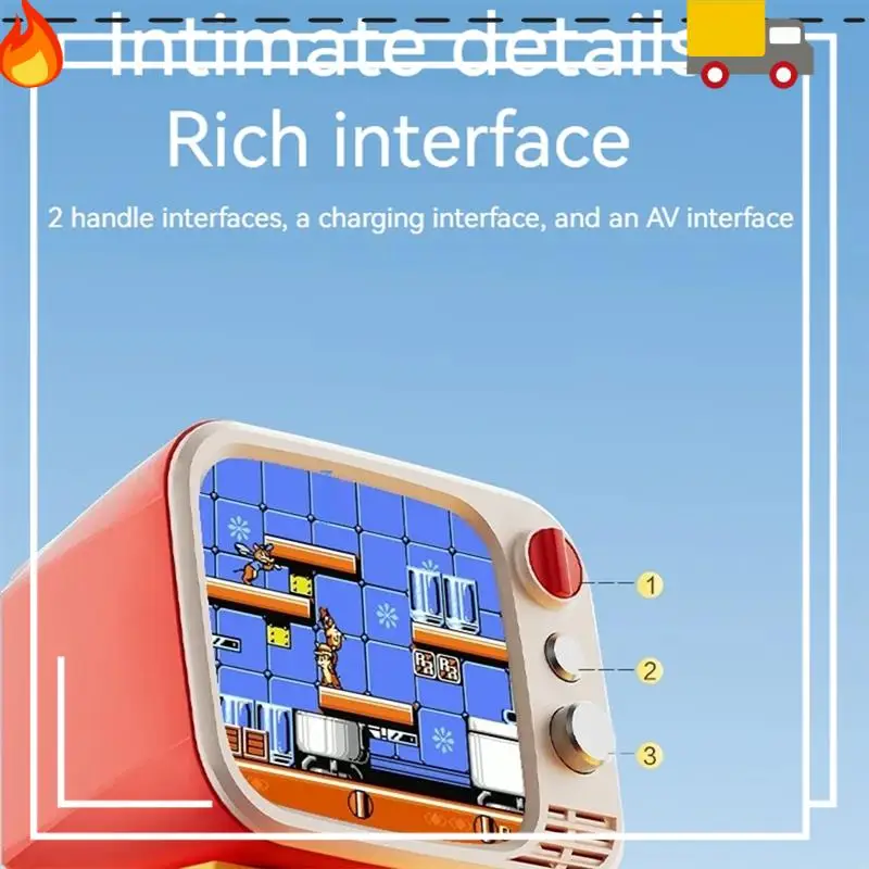 H7 Retro Nostalgic TV Game Console 3.5Inch Screen 740 Classic Game Dual Players Nostalgic Home TV Game Controller
H7 Retro Nostalgic TV Game Console 3.5Inch Screen 740 Classic Game Dual Players Nostalgic Home TV Game Controller