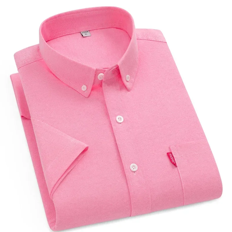 Men's Summer Shirts Short Sleeve 100% Cotton Luxury Oxford White Yellow Red Business Formal Dress Shirt Big Size 5XL
Men's Summer Shirts Short Sleeve 100% Cotton Luxury Oxford White Yellow Red Business Formal Dress Shirt Big Size 5XL
