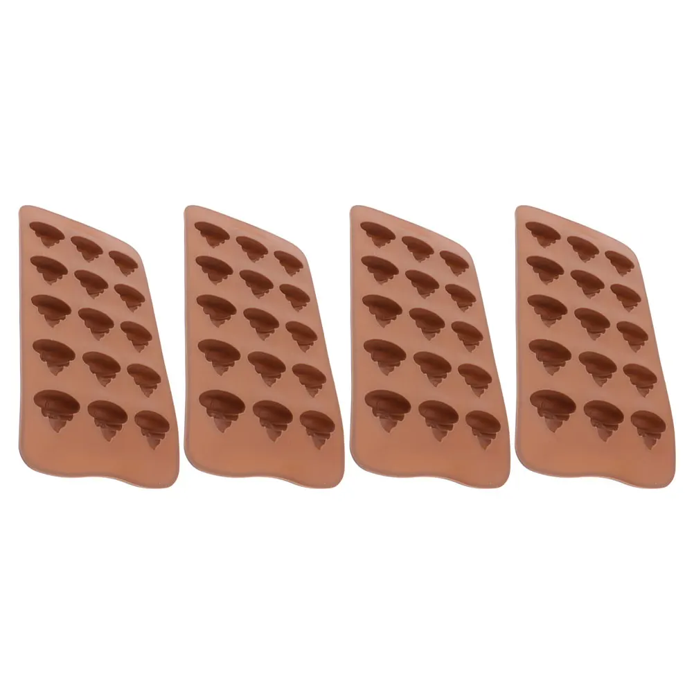 4 Pcs Chocolate Mold Cute Cake Diy Baking Molds Silicone Making Supplies Candy Food Grade
4 Pcs Chocolate Mold Cute Cake Diy Baking Molds Silicone Making Supplies Candy Food Grade