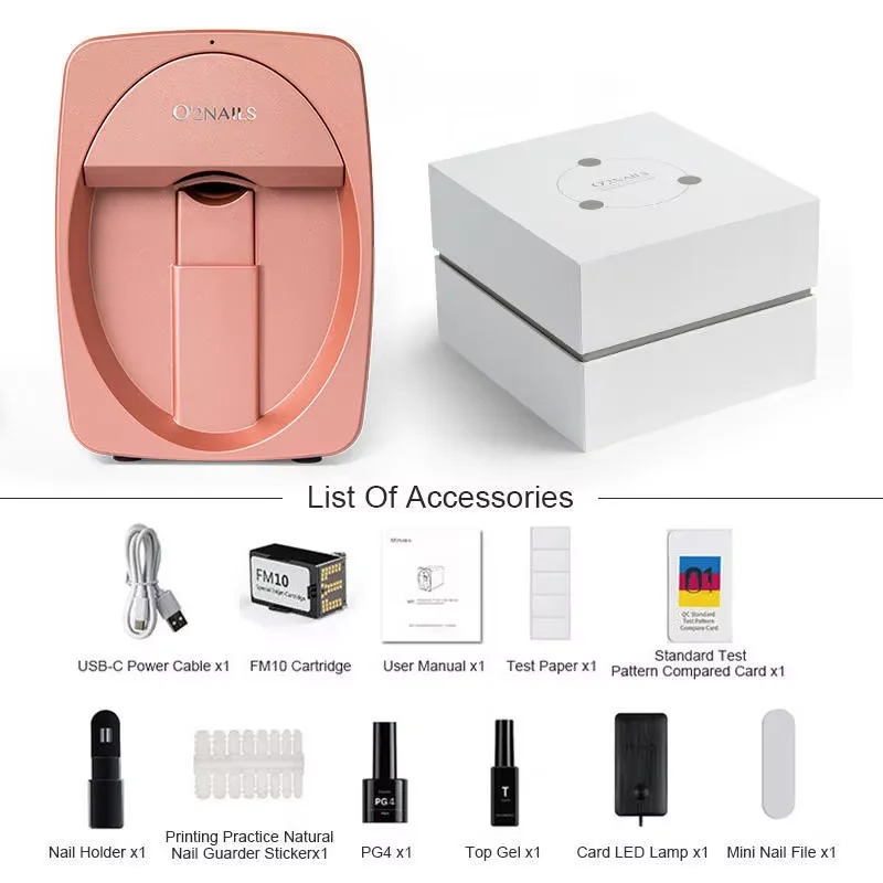 Portable 3D Nail Art Printer