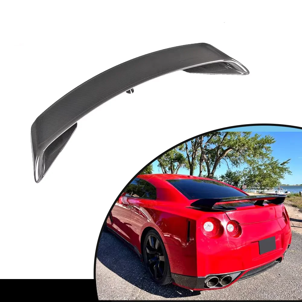 Заводской задний спойлер из настоящего углеродного волокна для Nissan R35 GT-R GTR 2009-2015, автомобильные спойлеры
Заводской задний спойлер из настоящего углеродного волокна для Nissan R35 GT-R GTR 2009-2015, автомобильные спойлеры