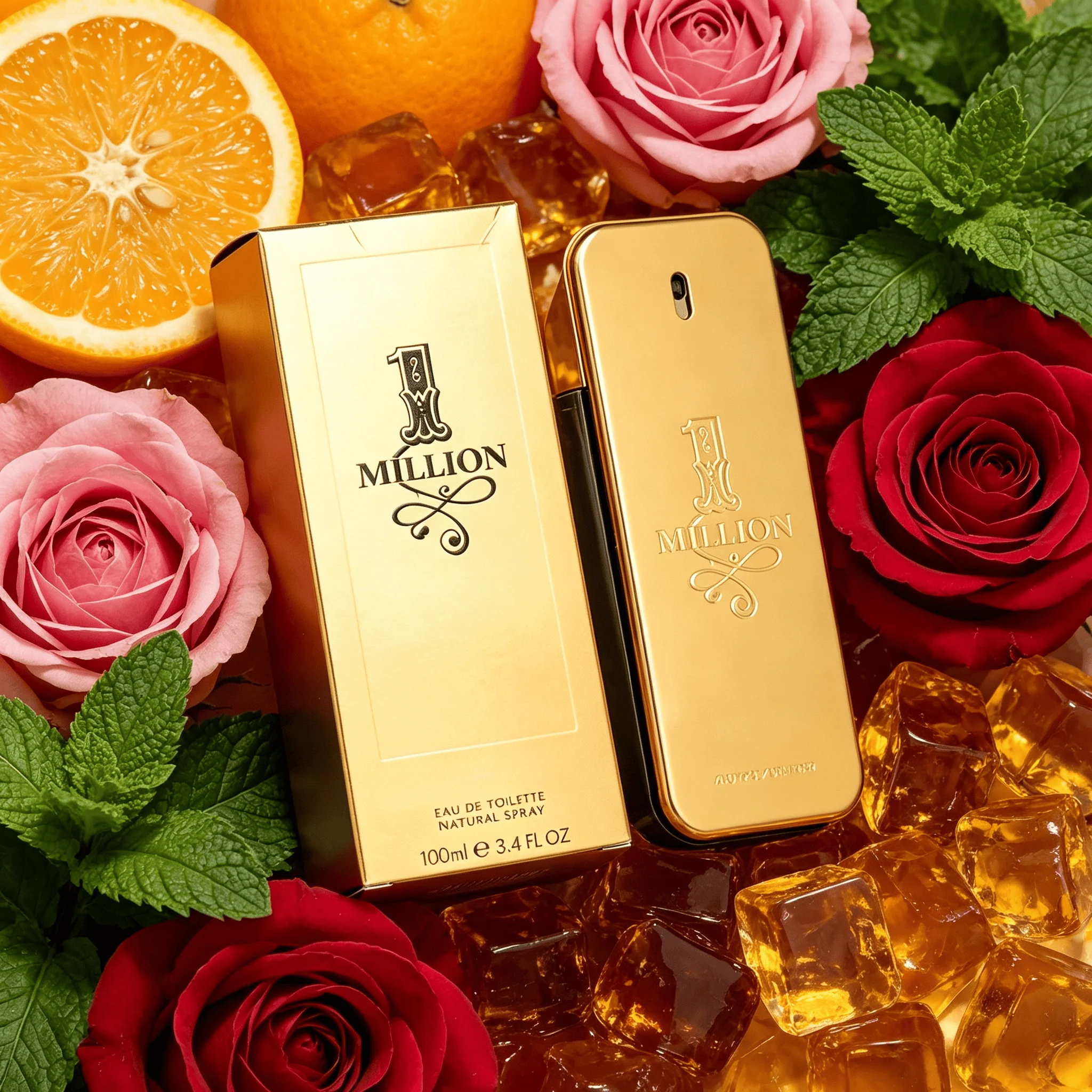 Paco Rabanne 1 Million Eau de Toilette - Long Lasting Designer Fragrance for Men with Mandarin, Cinnamon & Amber - Luxury Men's Perfume Spray - 3.4 Fl Oz (Pack of 1)
Paco Rabanne 1 Million Eau de Toilette - Long Lasting Designer Fragrance for Men with Mandarin, Cinnamon & Amber - Luxury Men's Perfume Spray - 3.4 Fl Oz (Pack of 1)