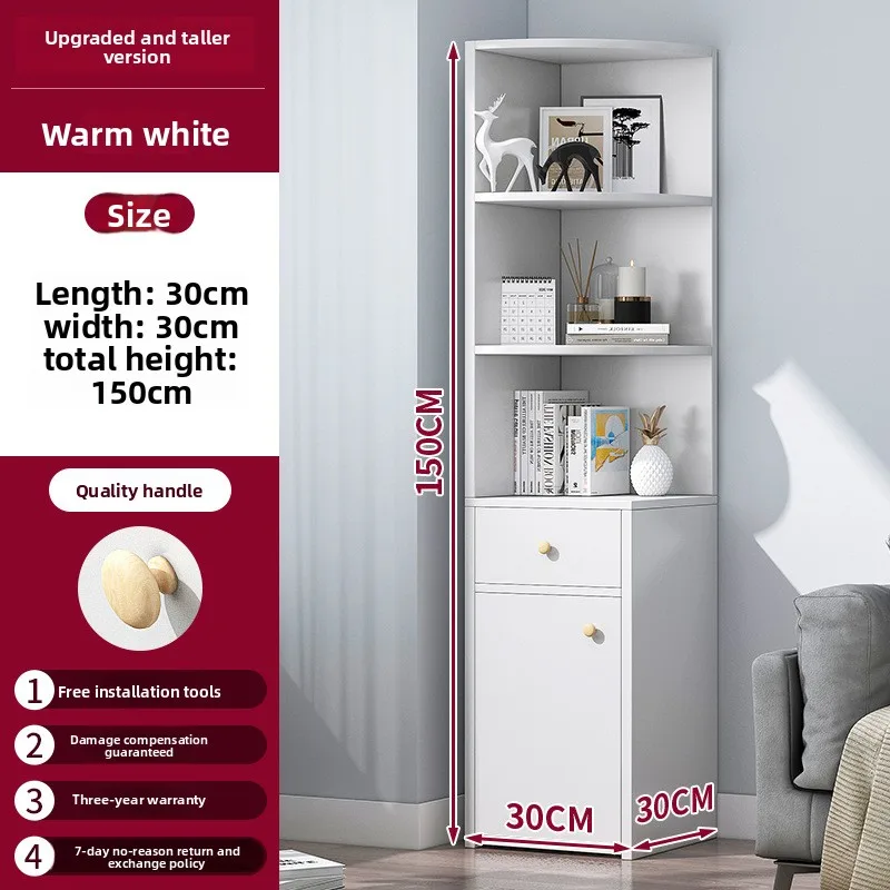 Bookcase Corner Cabinet Floor to Floor Corner Corner Triangular Shelf Bedroom Living Room Corner Storage Shelf Bookshelf
Bookcase Corner Cabinet Floor to Floor Corner Corner Triangular Shelf Bedroom Living Room Corner Storage Shelf Bookshelf