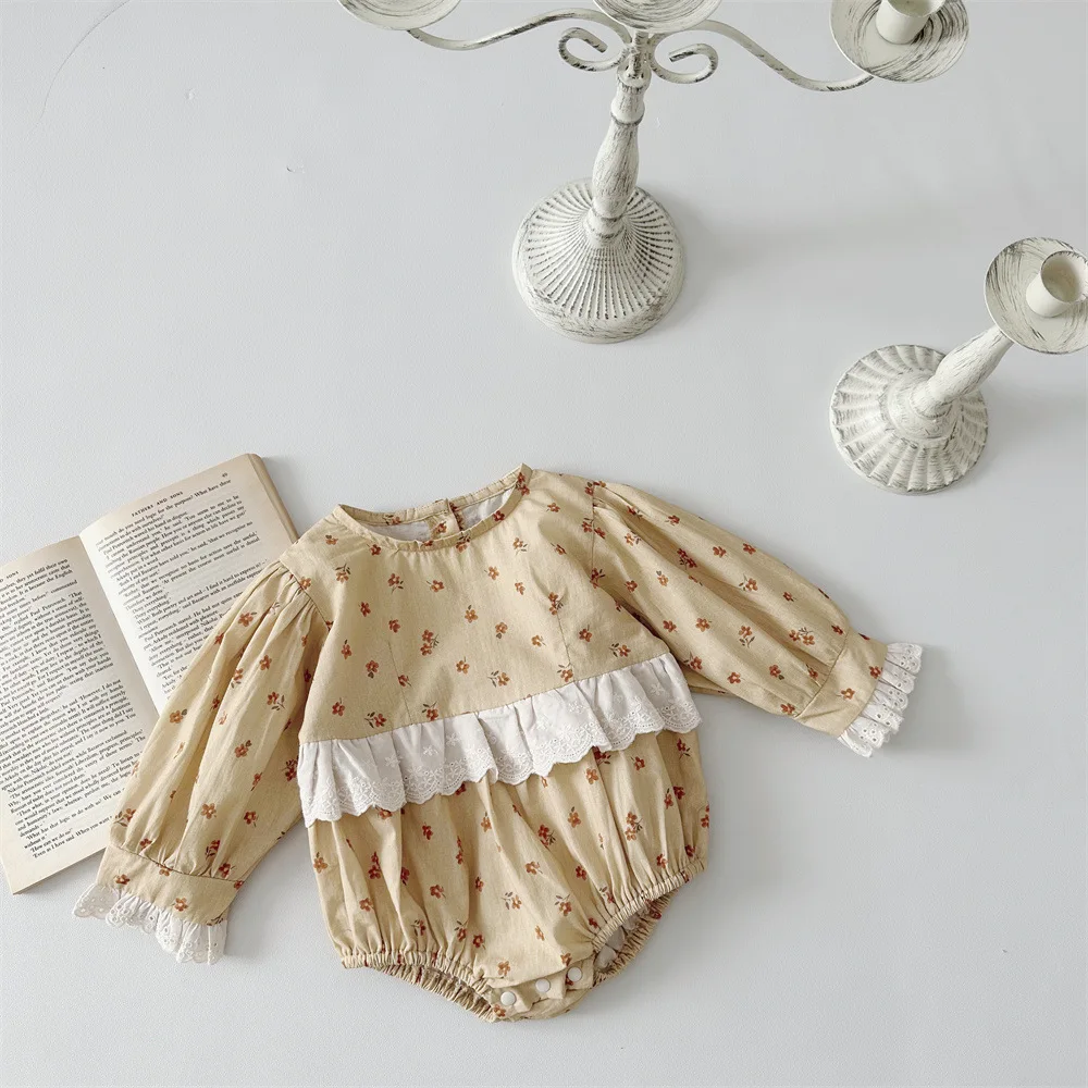 2024 Autumn New Cute Sweet Baby Girl Long Sleeve Floral Bodysuit Cotton Newborn Infant Girl Lace Jumpsuit Toddler Clothes 0-24M
2024 Autumn New Cute Sweet Baby Girl Long Sleeve Floral Bodysuit Cotton Newborn Infant Girl Lace Jumpsuit Toddler Clothes 0-24M