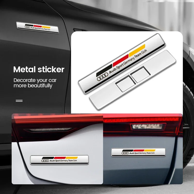 3D Metal Car Body Fender Emblem Stickers Decor Auto Accessories For Audi A3 A4 A5 A6 A7 A8 Q3 Q5 Q7 Q8 B5 TT Sline RS RS3 RS4
3D Metal Car Body Fender Emblem Stickers Decor Auto Accessories For Audi A3 A4 A5 A6 A7 A8 Q3 Q5 Q7 Q8 B5 TT Sline RS RS3 RS4