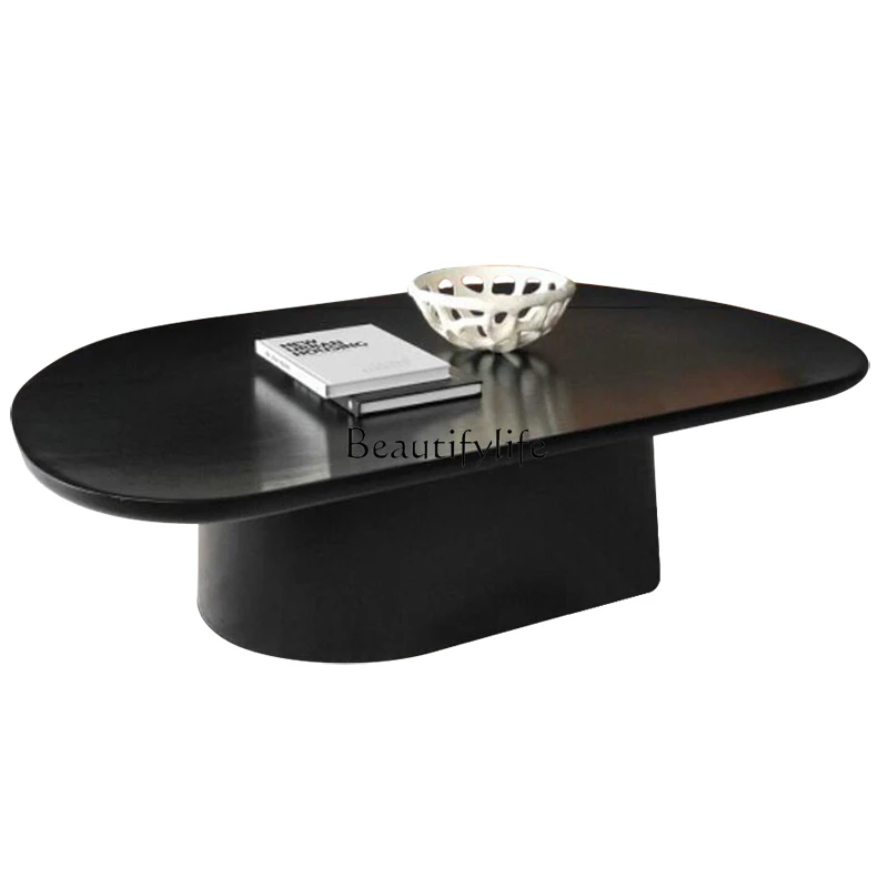 Nordic Light Luxury Wabi-Sabi Modern Minimalist Model Home Oval Black Oak Italian Coffee Table Coffee Table
Nordic Light Luxury Wabi-Sabi Modern Minimalist Model Home Oval Black Oak Italian Coffee Table Coffee Table