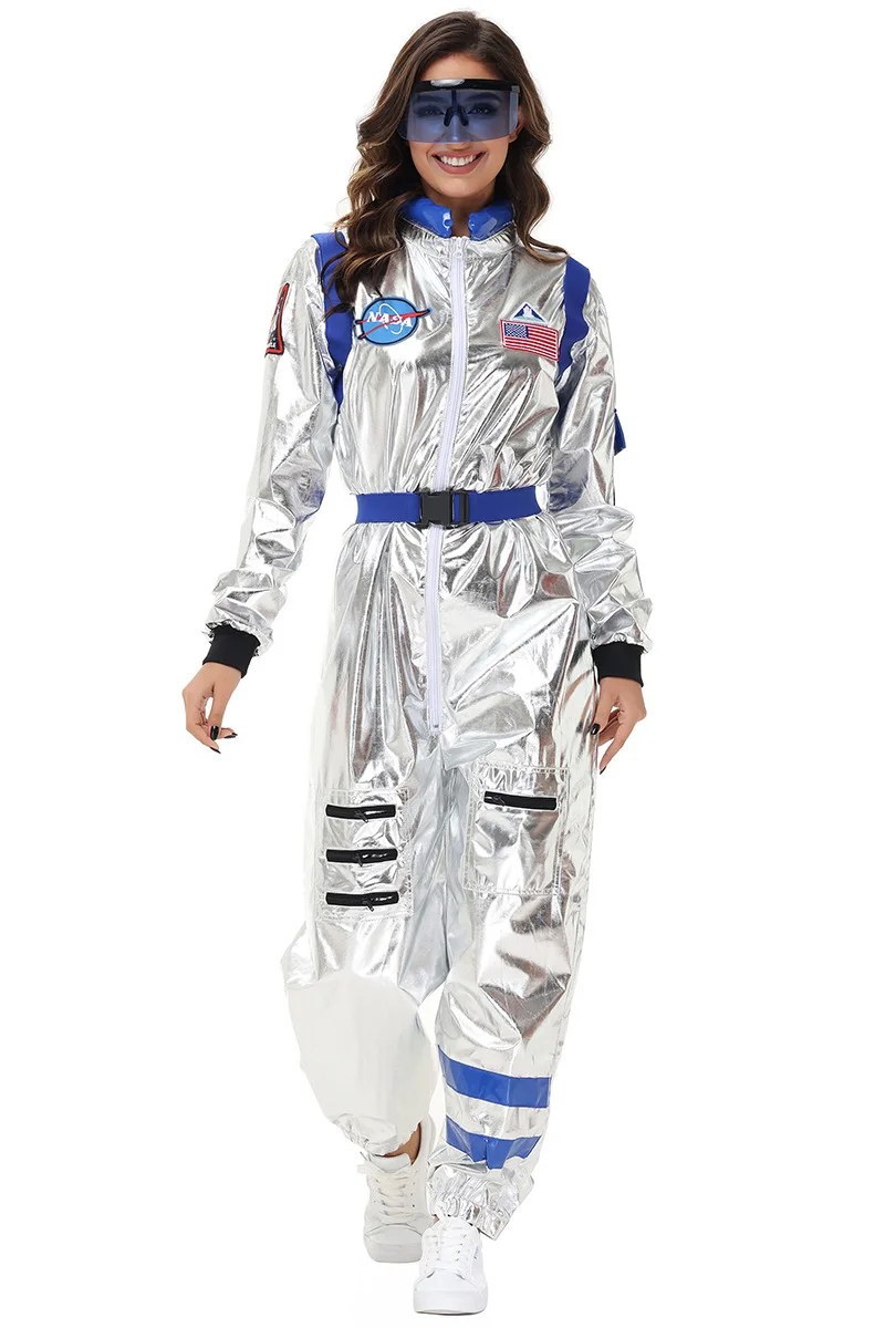 Earth Space Suit Astronaut Cosplay Costume Adult Pilot Jumpsuit for Halloween Party & Stage Show
Earth Space Suit Astronaut Cosplay Costume Adult Pilot Jumpsuit for Halloween Party & Stage Show