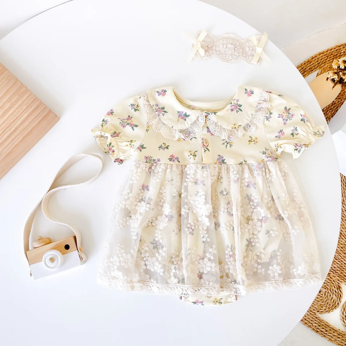 0-3T Newborn Kid Baby Girls Clothes Summer Flower Lace Romper Elegant Short Sleeve Floral Jumpsuit Princess Dress Outfits
0-3T Newborn Kid Baby Girls Clothes Summer Flower Lace Romper Elegant Short Sleeve Floral Jumpsuit Princess Dress Outfits
