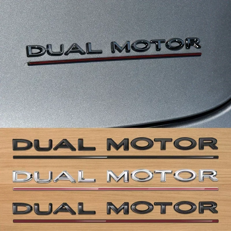 1pcs 3D Car Sticker DUAL MOTOR Letters Logo Trunk Emblem Refitting Accessories Teslamance Fender Badge Auto Decoration
1pcs 3D Car Sticker DUAL MOTOR Letters Logo Trunk Emblem Refitting Accessories Teslamance Fender Badge Auto Decoration