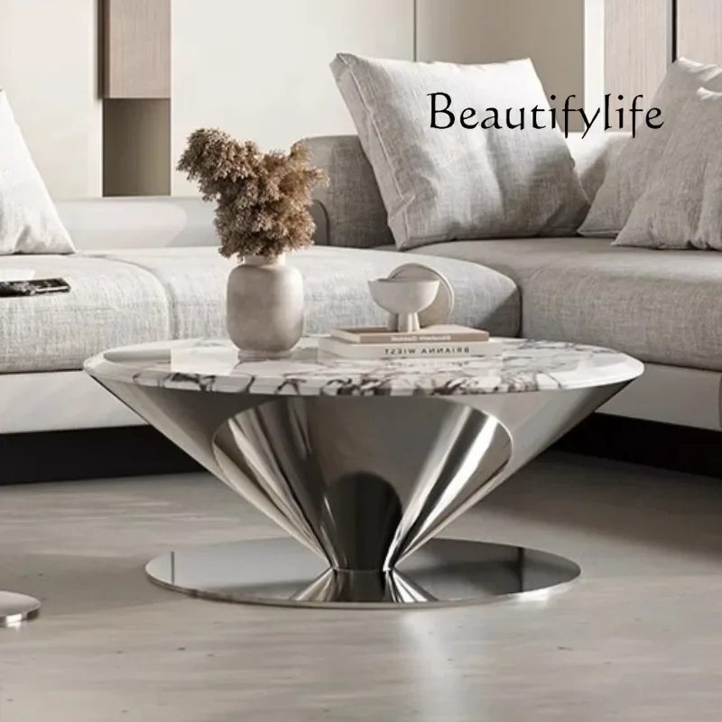 Vv BA Marble Table Top Roundness Coffee Tables Living Room Luxury Modern Simple Stainless Steel Base Coffee Tables Creative Home
Vv BA Marble Table Top Roundness Coffee Tables Living Room Luxury Modern Simple Stainless Steel Base Coffee Tables Creative Home