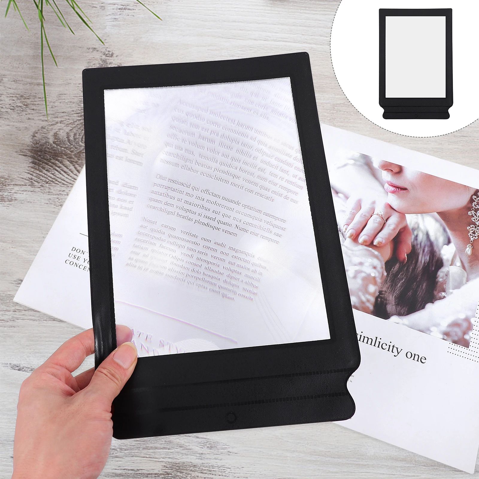1 Pc Handheld Magnifier With Flexible Lens Portable Reading Aid For Seniors Light Weight Design
1 Pc Handheld Magnifier With Flexible Lens Portable Reading Aid For Seniors Light Weight Design