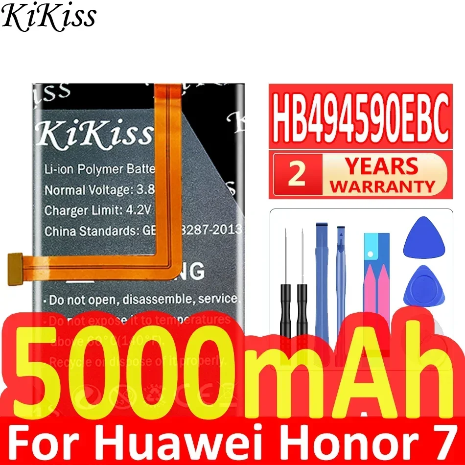 5000mAh HB494590EBC Mobile Phone Battery Reliable Replacement For Huawei Honor 7 Glory Plk-TL01H Ath-AL00 Plk-AL10 G620 G628
5000mAh HB494590EBC Mobile Phone Battery Reliable Replacement For Huawei Honor 7 Glory Plk-TL01H Ath-AL00 Plk-AL10 G620 G628