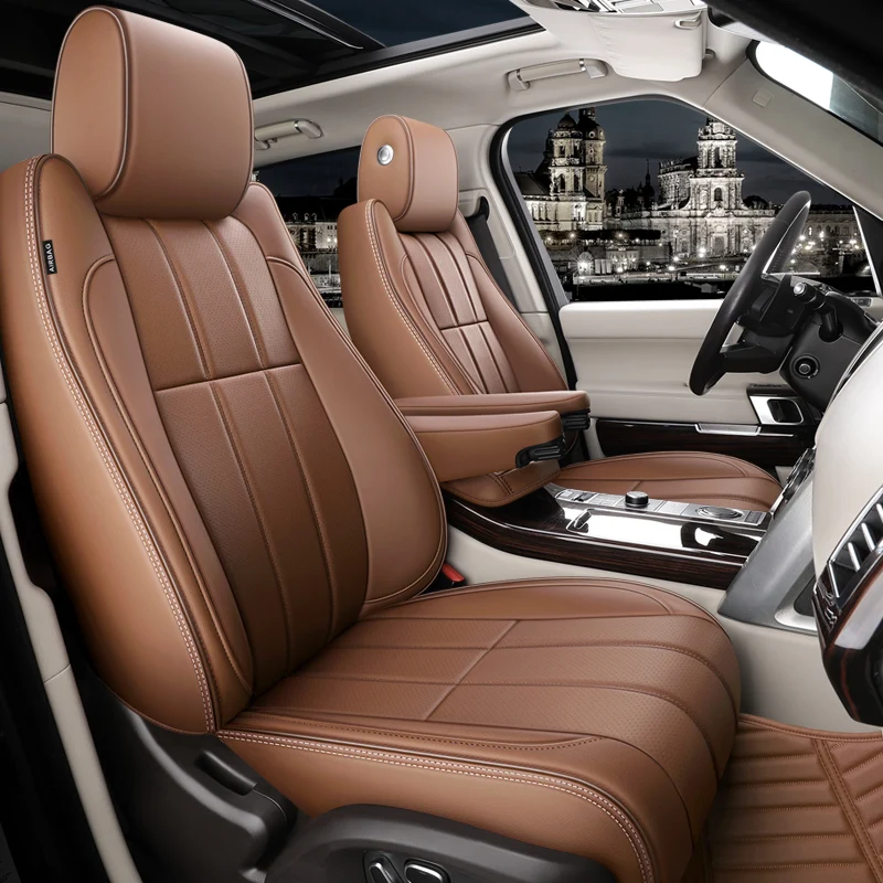 Custom Fit Car Seat Cover Full Set Specific for Land Rover Range Rover Velar Evoque Sport Discovery 3 4 5 Defender Seat Cover
Custom Fit Car Seat Cover Full Set Specific for Land Rover Range Rover Velar Evoque Sport Discovery 3 4 5 Defender Seat Cover
