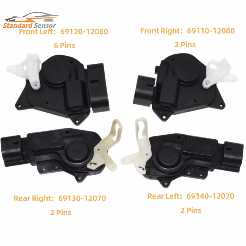 Door Lock Actuator Front Rear Left Right 69110-12080 69120-12080 69140-12070 6913012070 For Toyota Corolla Will Ipsum Verso
Door Lock Actuator Front Rear Left Right 69110-12080 69120-12080 69140-12070 6913012070 For Toyota Corolla Will Ipsum Verso