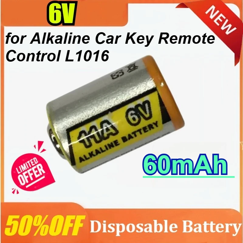 4pcs-6V 11A Small Dry Battery L1016F MN11 A11 UAC5 Replacement Battery for Alarm Remote Control
4pcs-6V 11A Small Dry Battery L1016F MN11 A11 UAC5 Replacement Battery for Alarm Remote Control