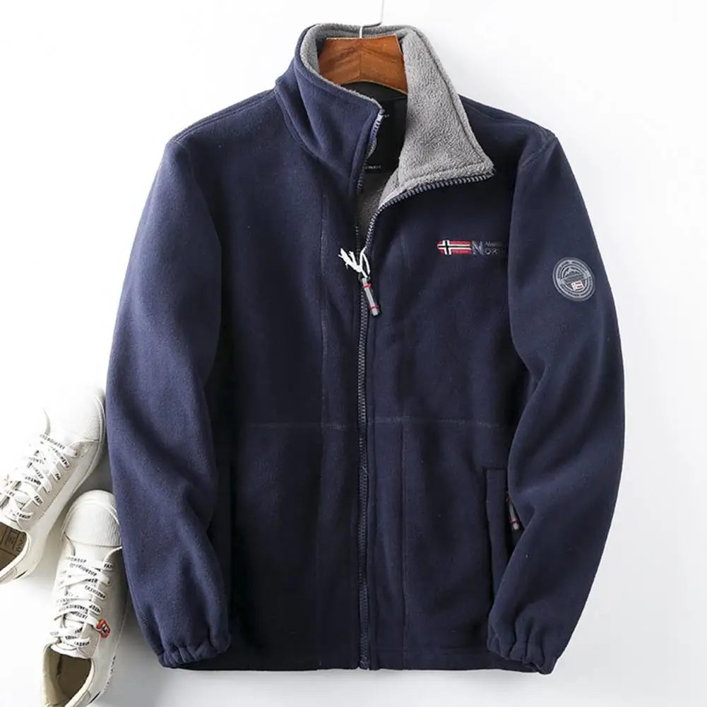 Men Coat Men's Winter Fleece Jacket Warmth Style Functionality in A Stand Collar Zip-up Coat Casual Coat
Men Coat Men's Winter Fleece Jacket Warmth Style Functionality in A Stand Collar Zip-up Coat Casual Coat
