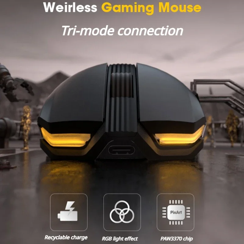 ECHOME Bluetooth Three-mode Mouse Wireless Gaming Mouse Esports Charging Lightweight RGB Backlight Wired Usb Computer Office
ECHOME Bluetooth Three-mode Mouse Wireless Gaming Mouse Esports Charging Lightweight RGB Backlight Wired Usb Computer Office