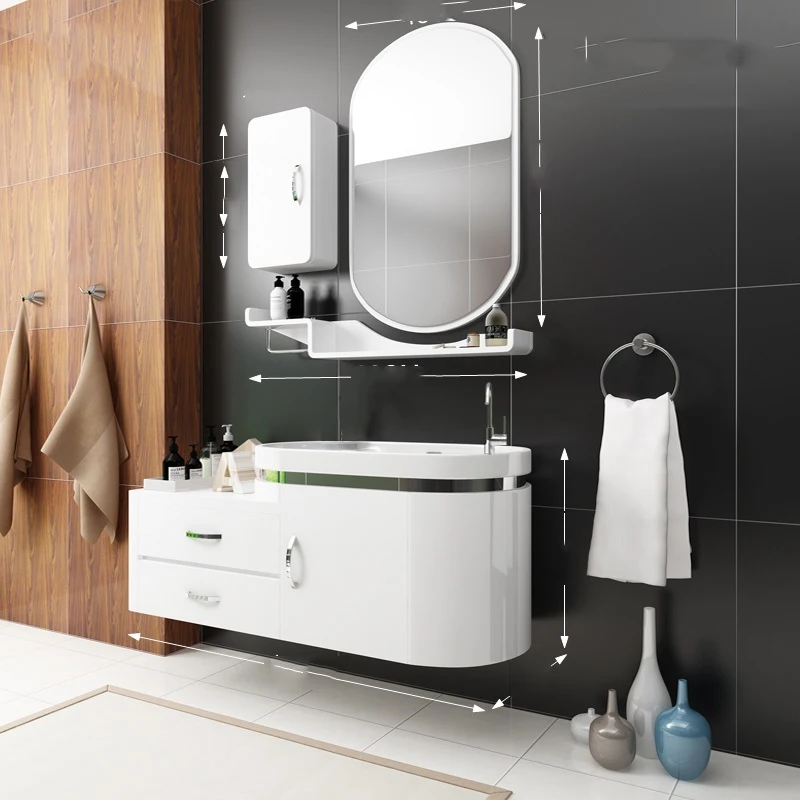 Washbasin Simple Bathroom Cabinets Modern Toilet Vintage Partition Bathroom Cabinets White Light Mobiletto Bagno Furniture
Washbasin Simple Bathroom Cabinets Modern Toilet Vintage Partition Bathroom Cabinets White Light Mobiletto Bagno Furniture