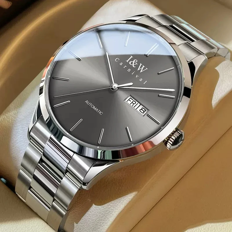 Carnival Brand IW High-End Series Luxury MIYOTA Mechanical Watch for Men Fashion 316L Stainless Steel Waterproof Sapphire Watch
Carnival Brand IW High-End Series Luxury MIYOTA Mechanical Watch for Men Fashion 316L Stainless Steel Waterproof Sapphire Watch