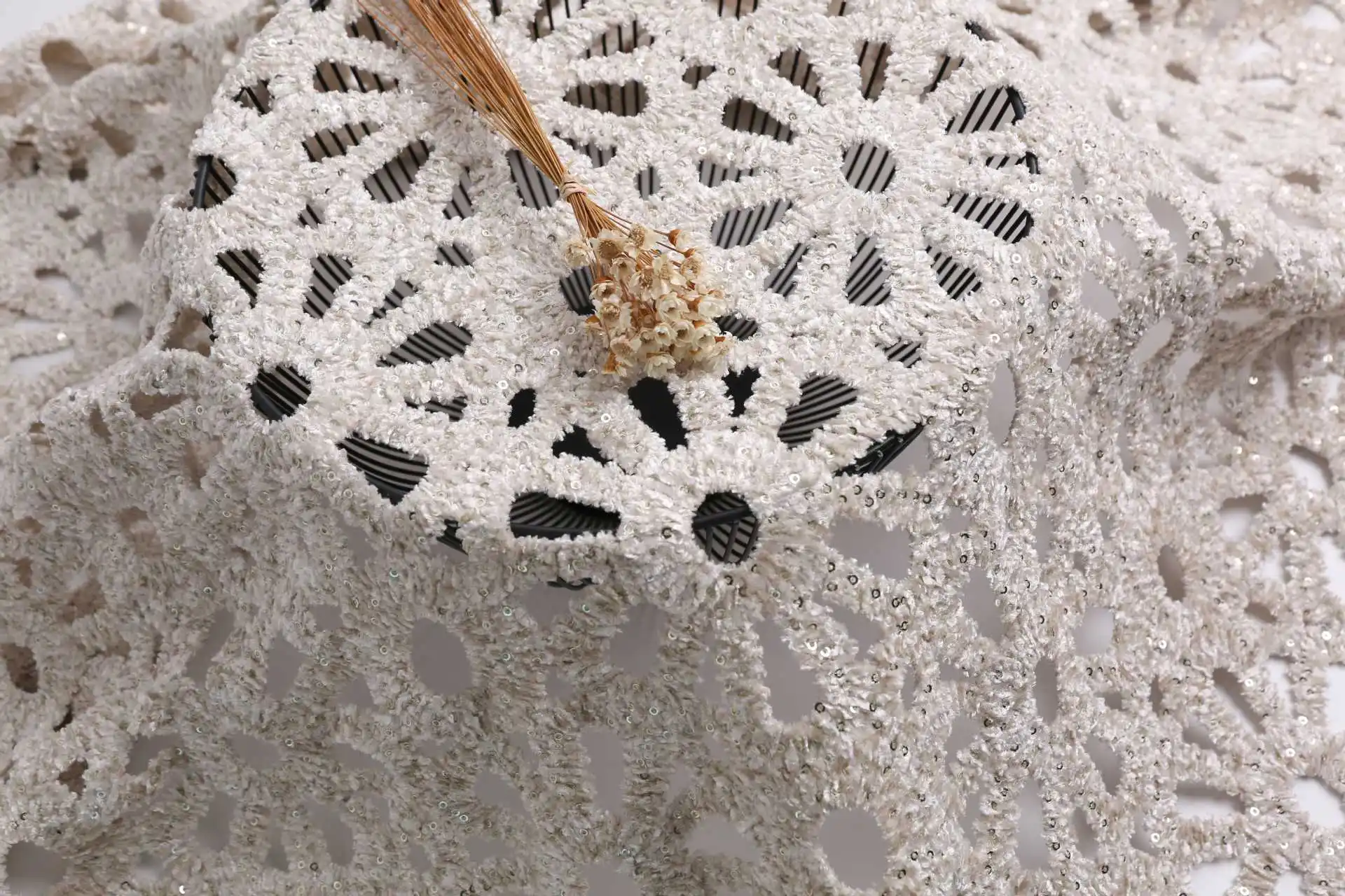 High-quality chenille water-soluble hollow floral sequin embroidered fabric for clothing,bags,home decor embroidery fabric
High-quality chenille water-soluble hollow floral sequin embroidered fabric for clothing,bags,home decor embroidery fabric