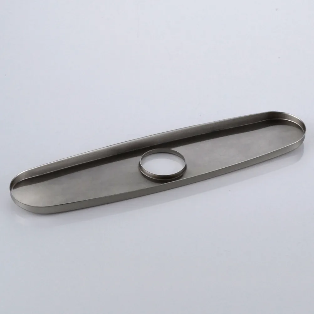 Stainless Steel Tap Escutcheon Brushed Silver Kitchen Sink Cover for Faucet Hole Sealing Leak Proof Easy Install Dishwasher Safe
Stainless Steel Tap Escutcheon Brushed Silver Kitchen Sink Cover for Faucet Hole Sealing Leak Proof Easy Install Dishwasher Safe