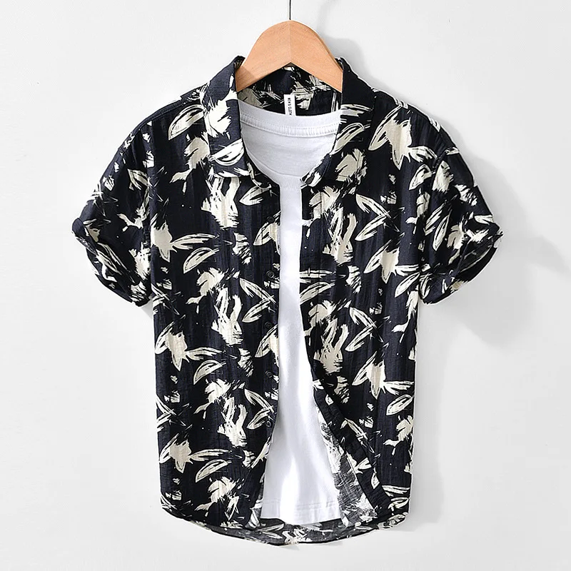 L144 Fashionable Personality Printed Daily Casual Shirts For Man Luxury Style Holiday Comfortable Soft Square Collar Male Blouse
L144 Fashionable Personality Printed Daily Casual Shirts For Man Luxury Style Holiday Comfortable Soft Square Collar Male Blouse