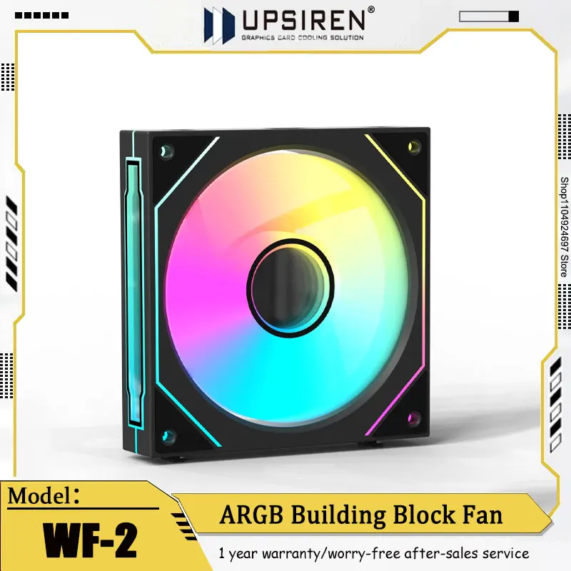 Вентилятор корпуса UPSIREN WF-2, беспроводное соединение, вентилятор строительного блока, ARGB, высокий объем воздуха, 47,2 куб. футов в минуту, охлаждающий вентилятор корпуса компьютера, белый
Вентилятор корпуса UPSIREN WF-2, беспроводное соединение, вентилятор строительного блока, ARGB, высокий объем воздуха, 47,2 куб. футов в минуту, охлаждающий вентилятор корпуса компьютера, белый