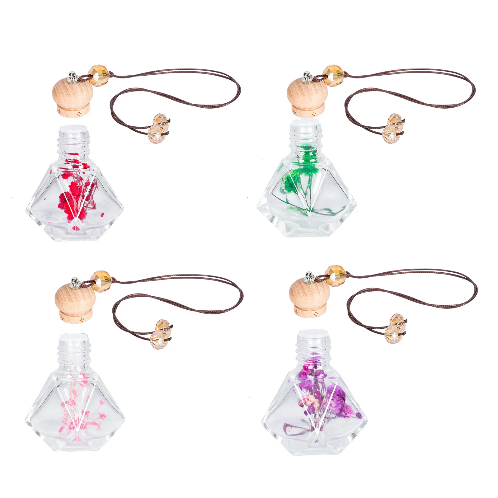 4Pcs Car Perfume Bottle Pendant Glass Hanging Decoration Essential Oil Diffuser Auto Scent Bottle Car Aroma Hanging Ornament
4Pcs Car Perfume Bottle Pendant Glass Hanging Decoration Essential Oil Diffuser Auto Scent Bottle Car Aroma Hanging Ornament