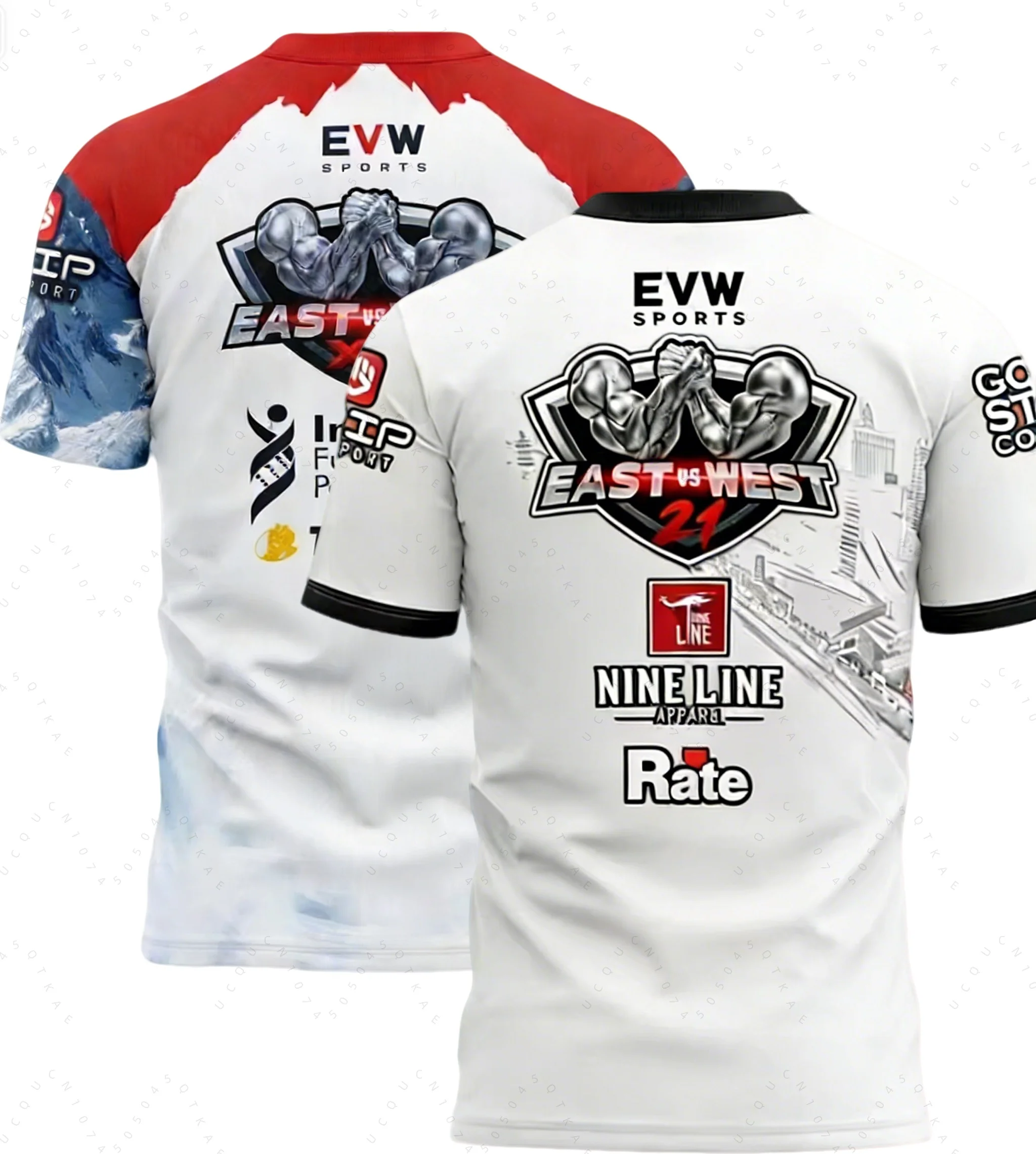 Men T-Shirt New East Vs West 21 Jersey Wrist Training Fitness Match Day Outfit Comfortable Sport T-Shirtess 3d Speed Drying Tops
Men T-Shirt New East Vs West 21 Jersey Wrist Training Fitness Match Day Outfit Comfortable Sport T-Shirtess 3d Speed Drying Tops