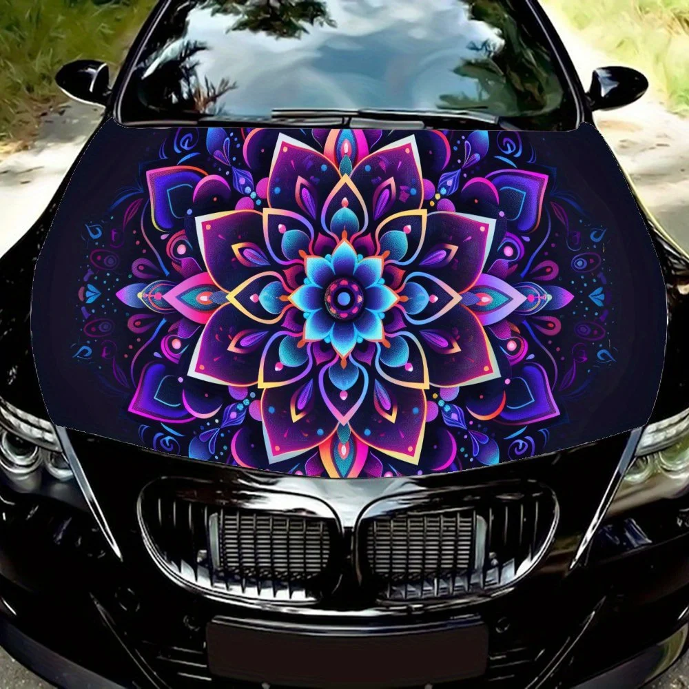 Виниловая пленка для автомобиля с ослепительным принтом мандалы, водонепроницаемая виниловая пленка на капот автомобиля из ПВХ, самоклеящиеся устойчивые к царапинам наклейки для
Виниловая пленка для автомобиля с ослепительным принтом мандалы, водонепроницаемая виниловая пленка на капот автомобиля из ПВХ, самоклеящиеся устойчивые к царапинам наклейки для