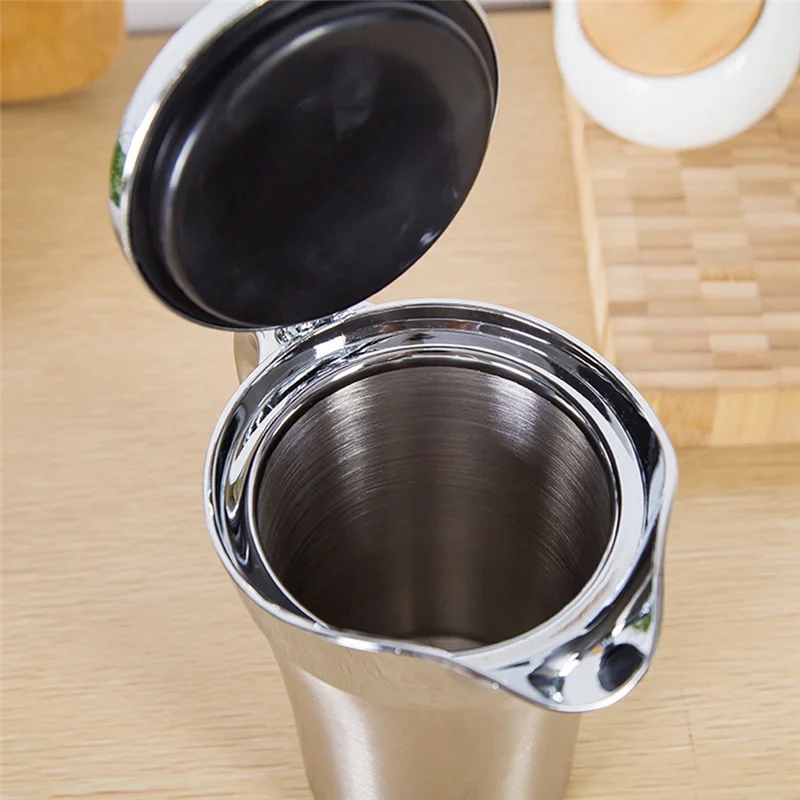 Stainless Steel Double-Layer Pulp Juice Dispenser Steak Juice Pot Seasoning Jar Kitchen Supplies Sauce Pot, Easy To Use
Stainless Steel Double-Layer Pulp Juice Dispenser Steak Juice Pot Seasoning Jar Kitchen Supplies Sauce Pot, Easy To Use
