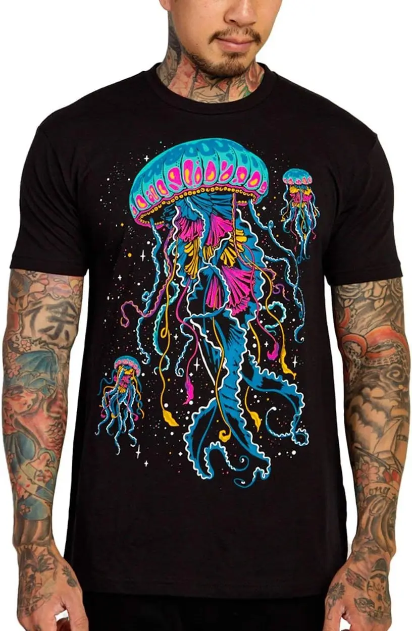 INTO THE AM Luminance Men's Tee - Nature Themed Graphic T-Shirts (Black, X-Large)
INTO THE AM Luminance Men's Tee - Nature Themed Graphic T-Shirts (Black, X-Large)