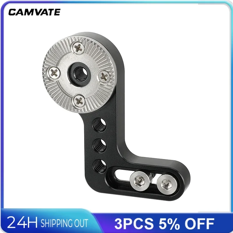 Удлинительное крепление CAMVATE типа L ARRI Rosette, коннектор с резьбовым отверстием M6 с 1/4 "-20 крепежными пазами/точками для установки клетки камеры
Удлинительное крепление CAMVATE типа L ARRI Rosette, коннектор с резьбовым отверстием M6 с 1/4 "-20 крепежными пазами/точками для установки клетки камеры