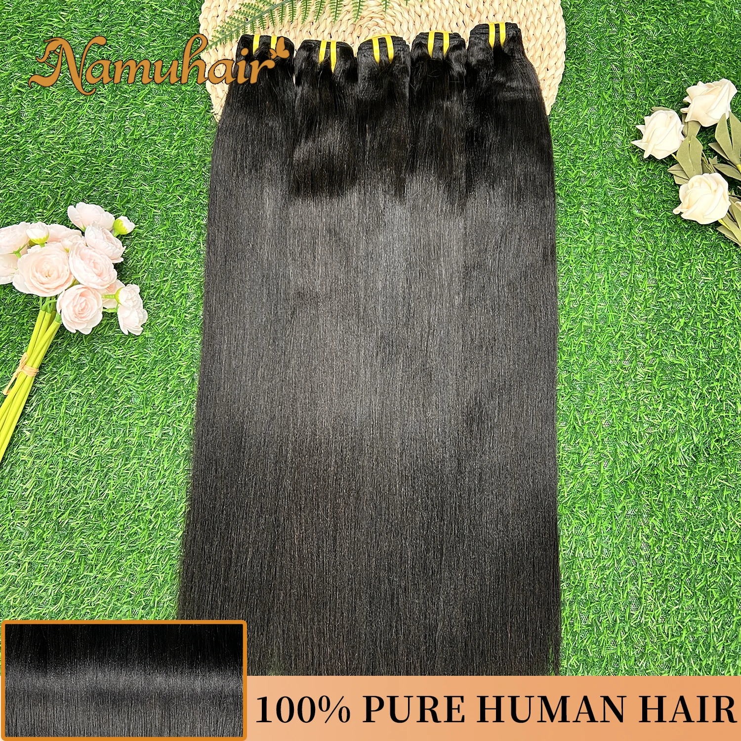 Namu 15A Light Yaki Straight Bundles 100% Human Hair 1 3 4 Bundles Unprocessed Virgin Hair Weaves Extensions 100 Grams/Bundle
Namu 15A Light Yaki Straight Bundles 100% Human Hair 1 3 4 Bundles Unprocessed Virgin Hair Weaves Extensions 100 Grams/Bundle