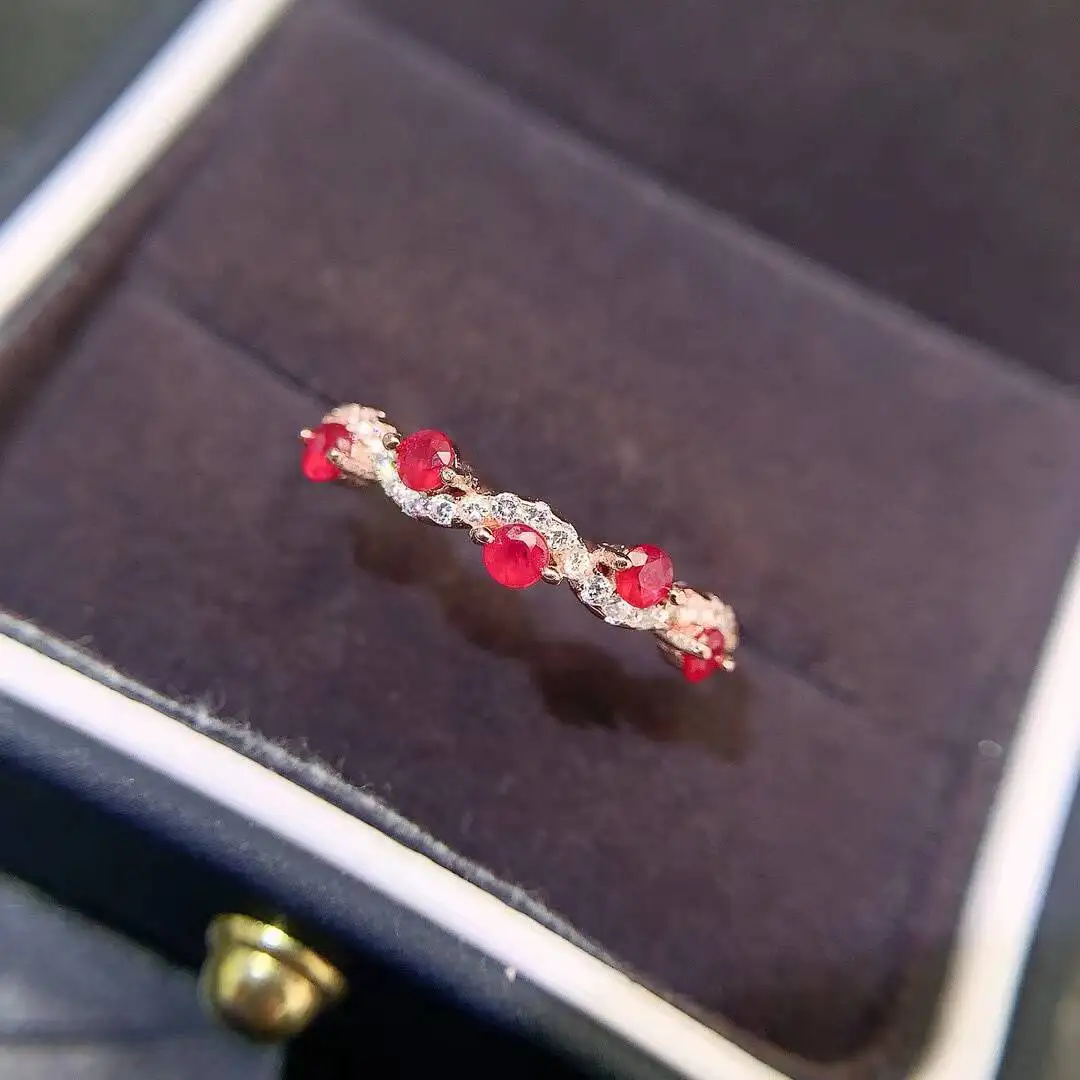 KJJEAXCMY New style Jewelry Natural Women's Ruby ring 925 silver inlay Colorful and splendid Crystal pure fire flash explosion
KJJEAXCMY New style Jewelry Natural Women's Ruby ring 925 silver inlay Colorful and splendid Crystal pure fire flash explosion