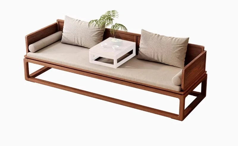 South American Walnut, Zen New Chinese Style, Arhat Bed, Small Apartment Living Room Sofa Bed Dual-purpose
South American Walnut, Zen New Chinese Style, Arhat Bed, Small Apartment Living Room Sofa Bed Dual-purpose