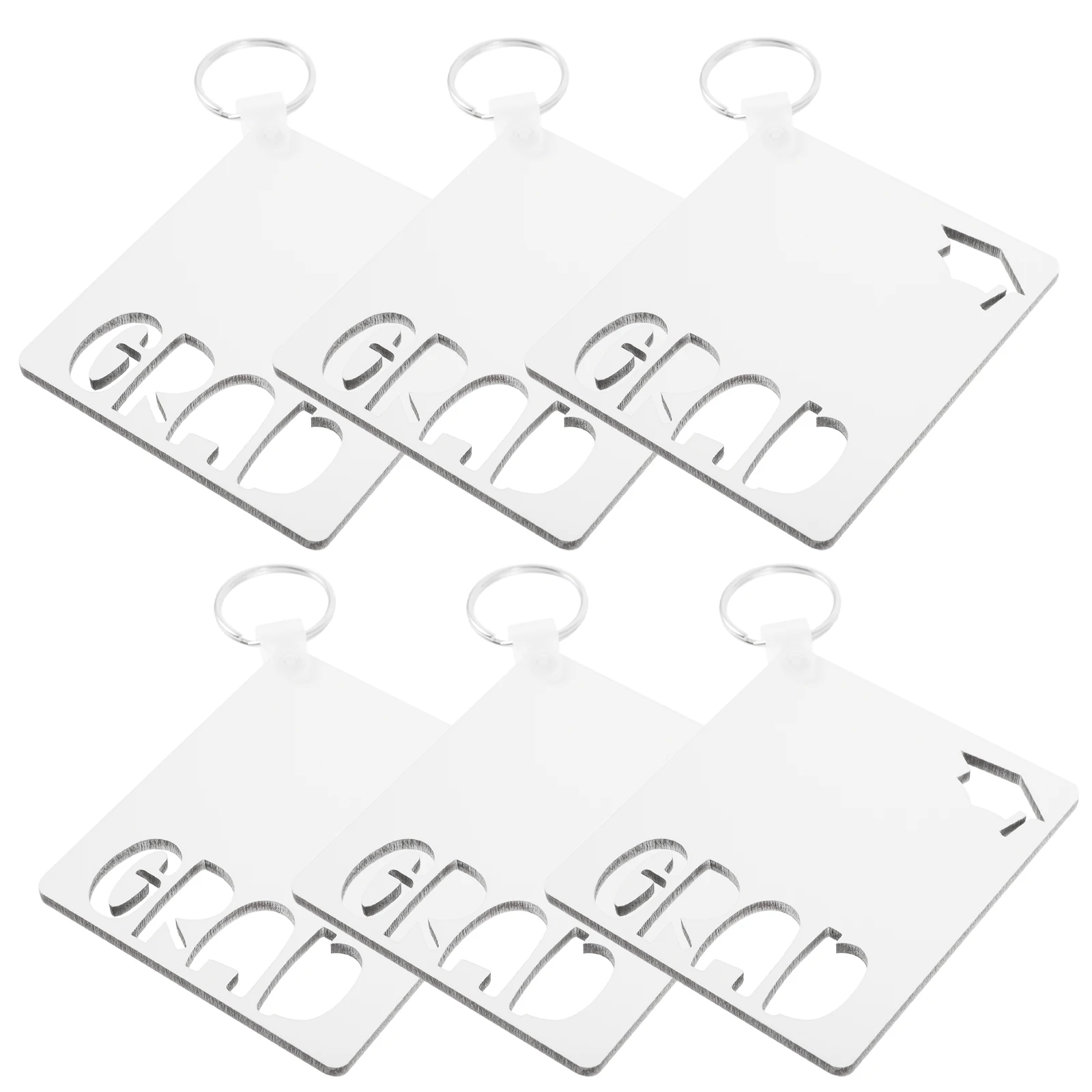 4pcs Blank Keychain Sublimation Blanks DIY Decorations Hanging Chains Unfinished Craft Heat Transfer nament
4pcs Blank Keychain Sublimation Blanks DIY Decorations Hanging Chains Unfinished Craft Heat Transfer nament