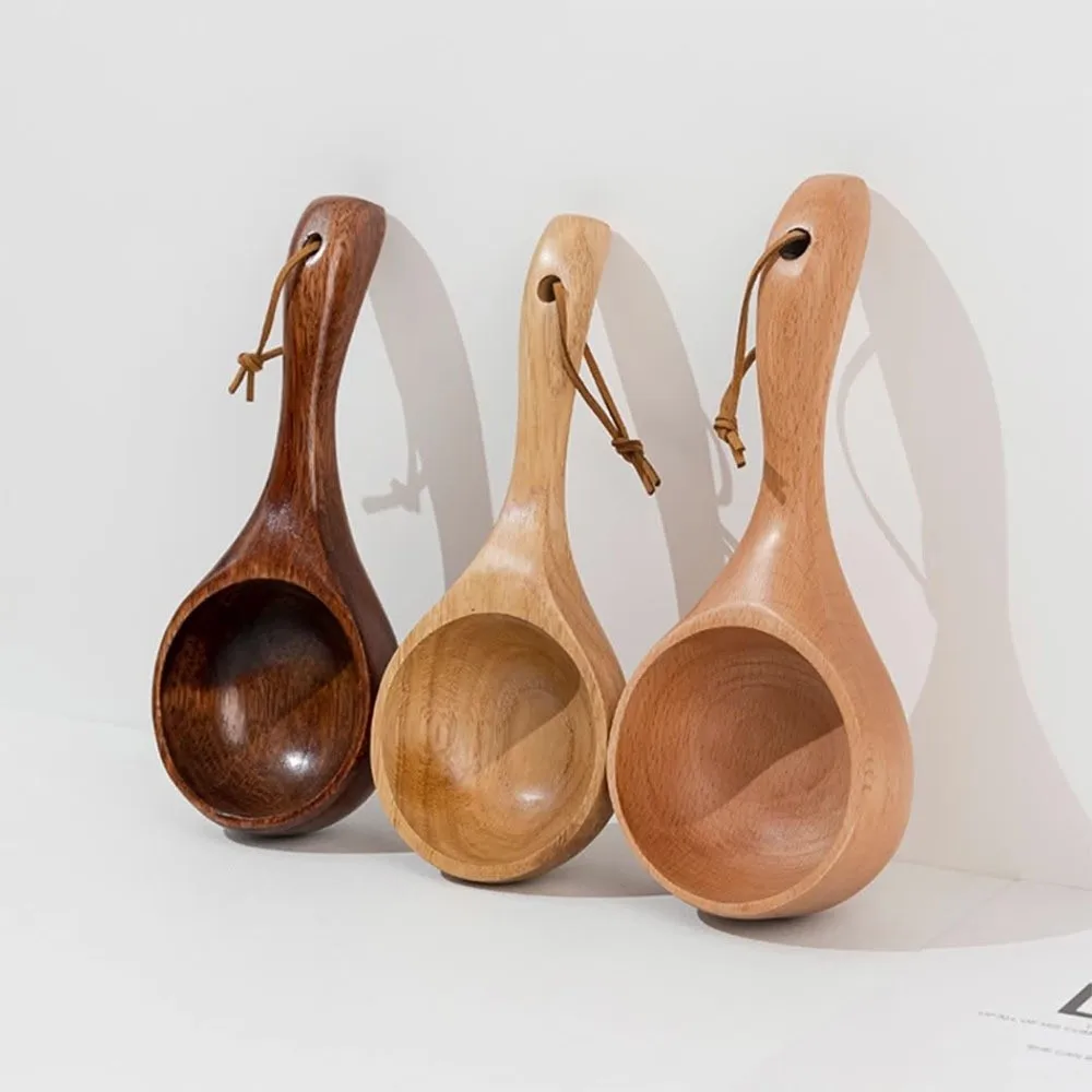 Легко чистящаяся деревянная бытовая ложка с длинной ручкой, маленькая деревянная ложка натурального цвета, кухонная ложка из цельного дерева 
Легко чистящаяся деревянная бытовая ложка с длинной ручкой, маленькая деревянная ложка натурального цвета, кухонная ложка из цельного дерева