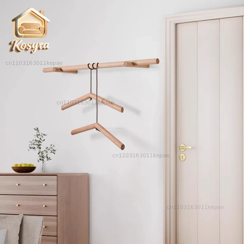 Wooden Wall Mounted Coat Rack Creative Door Back Clothing Display Hanger Bathroom Garment Organizer Boutique Storage Solution
Wooden Wall Mounted Coat Rack Creative Door Back Clothing Display Hanger Bathroom Garment Organizer Boutique Storage Solution
