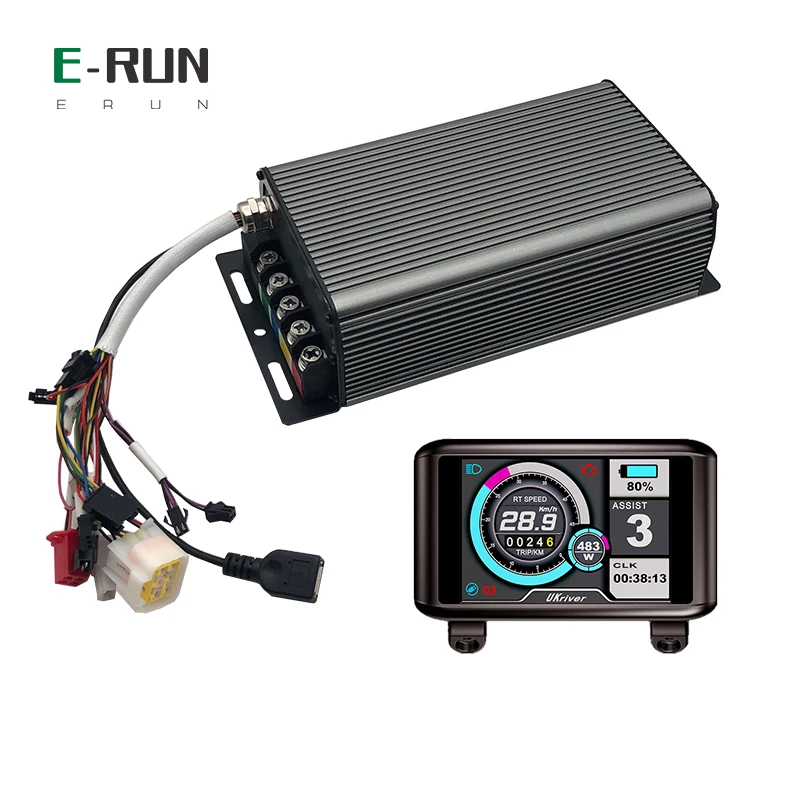 Sabvoton SVMC72200-APT V2 200A DC Bicycle Motor Controller with TFT Colorful UKC1 Display
Sabvoton SVMC72200-APT V2 200A DC Bicycle Motor Controller with TFT Colorful UKC1 Display