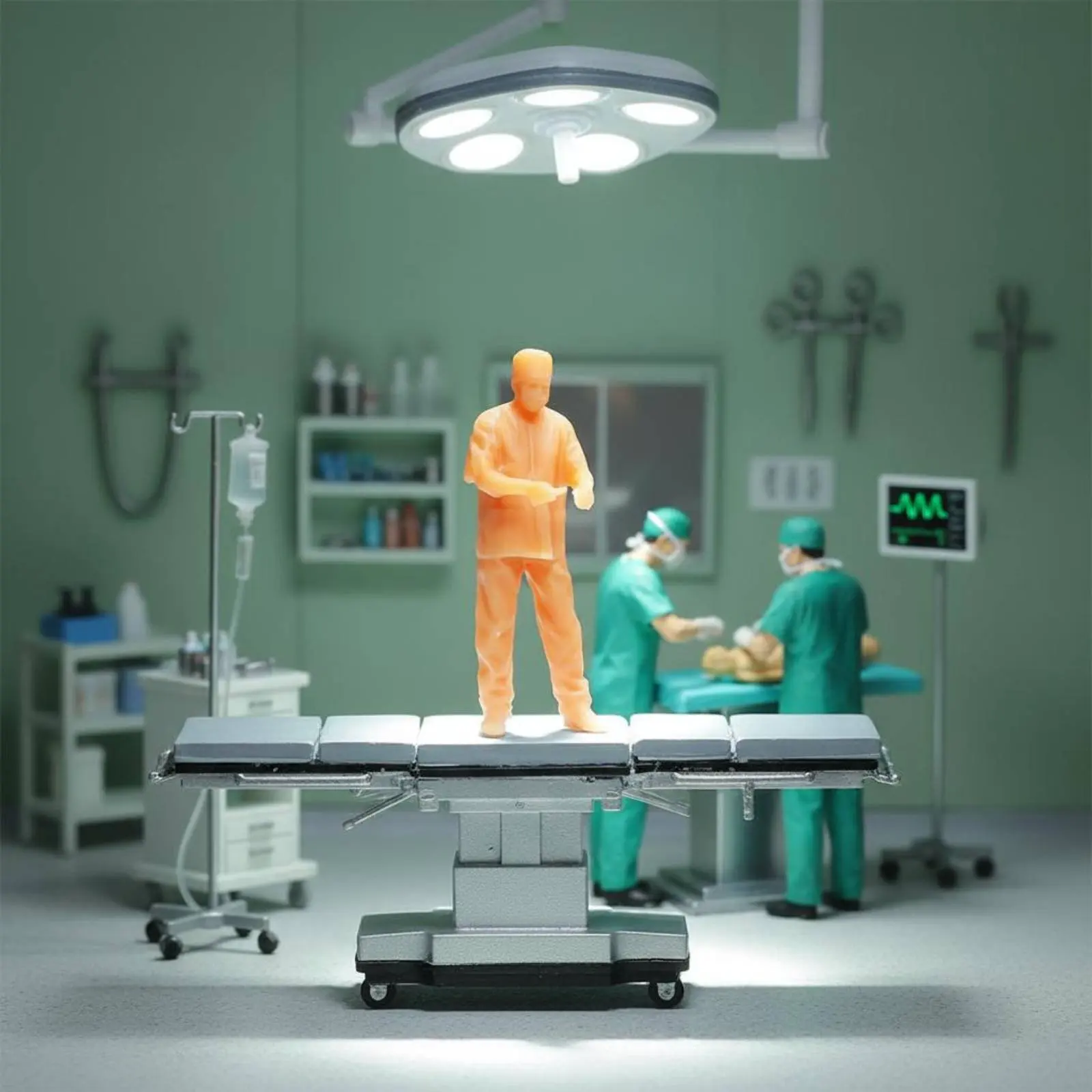 Surgery Scene Model Detailed Operating Room Figures 1:64 Scale Doctor Figures Realistic Intricate Medical Display Scene Set
Surgery Scene Model Detailed Operating Room Figures 1:64 Scale Doctor Figures Realistic Intricate Medical Display Scene Set